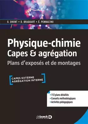 Couverture du produit · Physique-chimie Capes - Agrégation