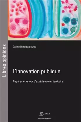 Couverture du produit · L'innovation publique: Repères et retour d'expérience en territoire