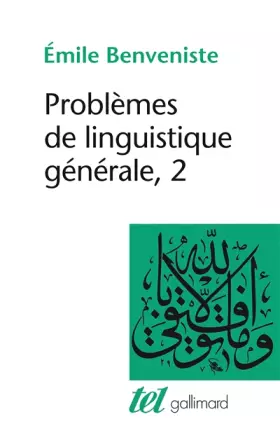 Couverture du produit · Problèmes de linguistique générale, tome 2