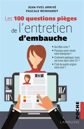 Couverture du produit · Les 100 questions pièges de l'entretien d'embauche