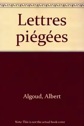 Couverture du produit · Lettres piegées