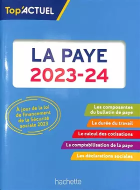 Couverture du produit · Top actuel La paye 2023 - 2024