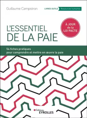 Couverture du produit · L'essentiel de la paie: 54 fiches pratiques