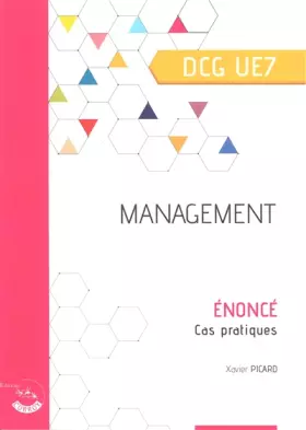 Couverture du produit · Management - Énoncé: Cas pratiques. DCG UE7