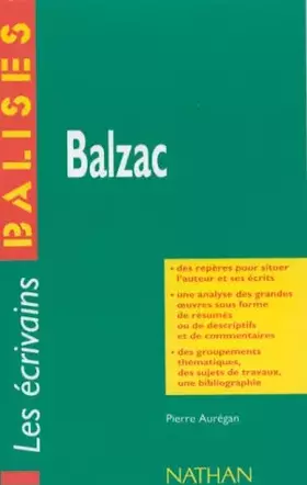 Couverture du produit · Balzac : Des repères pour situer l'auteur et ses écrits...