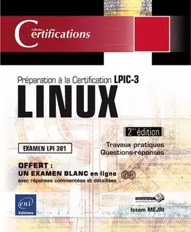 Couverture du produit · Preparation à la certification LPIC-3 (examen LPI 300) - 2ieme edition