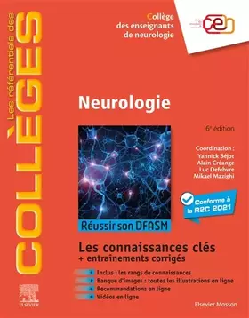 Couverture du produit · Neurologie: Réussir son DFASM - Connaissances clés