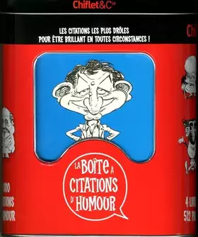 Couverture du produit · La boîte à citations d'humour
