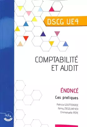 Couverture du produit · Comptabilité et audit - Énoncé: UE 4 du DSCG