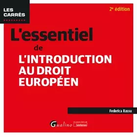 Couverture du produit · L'essentiel de l'introduction au droit européen