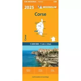 Couverture du produit · Carte Régionale Corse 2025