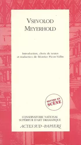 Couverture du produit · Vsevolod Meyerhold