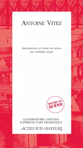 Couverture du produit · Antoine Vitez