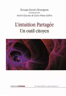 Couverture du produit · L'intuition partagée : un outil citoyen