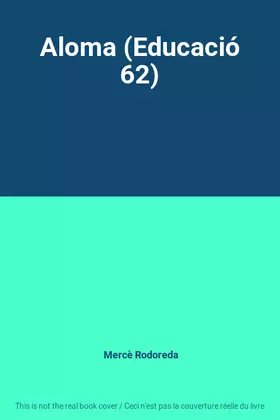 Couverture du produit · Aloma (Educació 62)