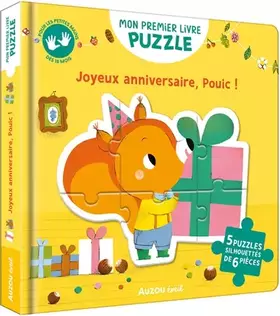 Couverture du produit · Mon premier livre puzzle - joyeux anniversaire, pouic !