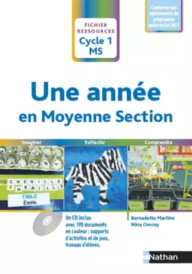 Couverture du produit · Une année en moyenne section - conforme aux ajustements de programme 2021