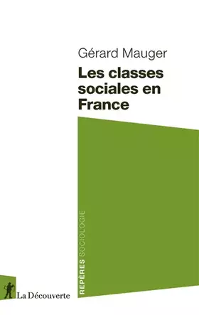Couverture du produit · Les classes sociales en France