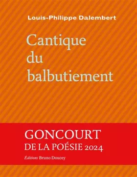Couverture du produit · Cantique du balbutiement