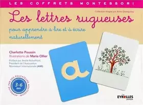 Couverture du produit · Les lettres rugueuses : Coffret Pour apprendre à lire et à écrire naturellement - pédagogie Montessori