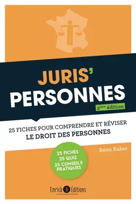 Couverture du produit · Juris' Personnes 2ème édition: 25 fiches pour comprendre et réviser le droit des personnes