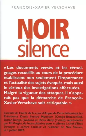 Couverture du produit · Noir silence