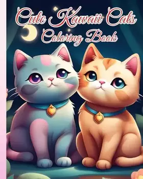 Couverture du produit · Cute Kawaii Cats Coloring Book: Fun And Easy Coloring Pages With Cute Kawaii Cats For Kids, Teens And Adults