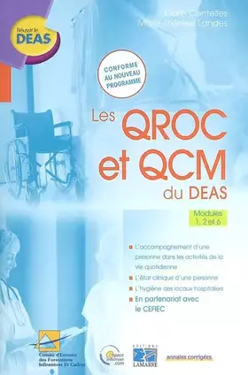 Couverture du produit · Les QROC et QCM du DEAS: Modules 1, 2 et 6