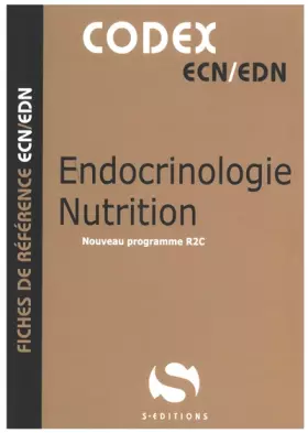 Couverture du produit · Codex endocrinologie / Nutrition