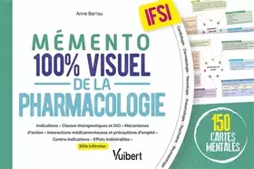 Couverture du produit · Mémento 100% visuel de la pharmacologie IFSI: 150 cartes mentales en couleurs avec le rôle infirmier pour réviser l'UE 2.11