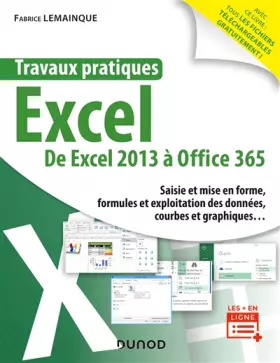 Couverture du produit · Travaux pratiques - Excel - De Excel 2013 à Office 365: De Excel 2013 à Office 365