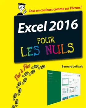 Couverture du produit · Excel 2016 pour les Nuls Pas à Pas