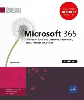 Couverture du produit · Microsoft 365 (5e édition) - Travaillez en ligne avec OneDrive, SharePoint, Teams, Planner et Outlook