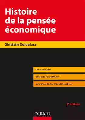 Couverture du produit · Histoire de la pensée économique - 3e éd.