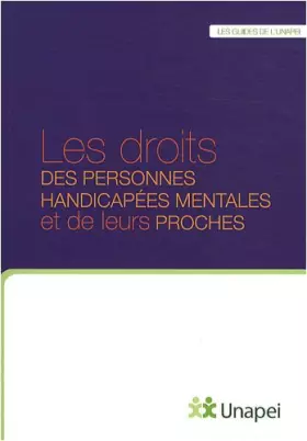 Couverture du produit · Le droit des personnes handicapées mentales et de leurs proches