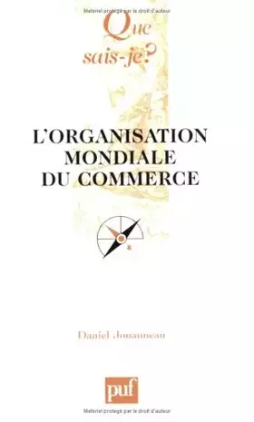 Couverture du produit · L'Organisation mondiale du commerce