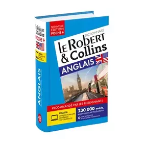 Couverture du produit · Dictionnaire Le Robert & Collins Poche Plus Anglais et sa version numérique à télécharger PC