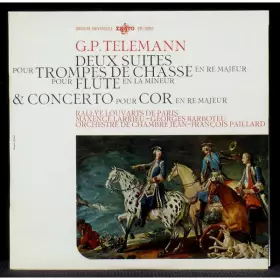 Couverture du produit · Deux Suites - Pour Trompes de Chasse En Ré Majeur - Pour Flute En la Mineur &  Concerto Pour Cor En Ré Majeur