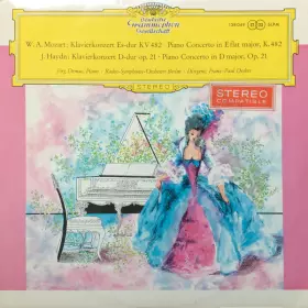 Couverture du produit · Klavierkonzert Es-dur KV 482  Piano Concerto In E Flat Major, KV 482 /  Klavierkonzert D-dur Op. 21  Piano Concerto In D Major,