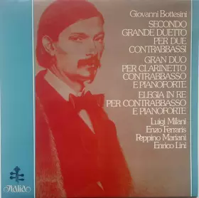 Couverture du produit · Secondo Grande Duetto Per  Due Contrabbassi. Gran Duo Per Clarinetto Contrabbasso E Pianoforte. Elegia In Re Per Contrabbasso E