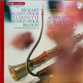 Couverture du produit · Concerto Pour Clarinette / Concerto Pour Basson / Andante Pour Flûte