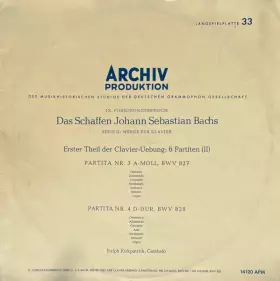 Couverture du produit · Erster Theil Der Clavier-Uebung: 6 Partiten (II)