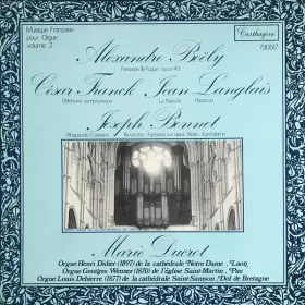 Couverture du produit · Musique Française Pour Orgue (Volume 2)