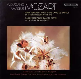 Couverture du produit · Divertissement Pour Trois Cors De Basset / Cassation Pour Quatre Vents