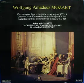 Couverture du produit · Concerto Pour Flûte Et Orchestre En Sol Majeur KV 313 / Concerto Pour Flûte Et Orchestre En Ré Majeur KV 314 / Andante Pour Flû