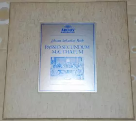 Couverture du produit · Passio Secundum Matthæum (Matthäus-Passion)