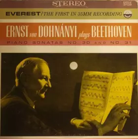 Couverture du produit · Ernst Von Dohnányi Plays Beethoven: Piano Sonatas No. 30 And No. 31