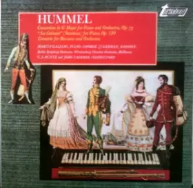 Couverture du produit · Concertino In G Major For Piano And Orchestra, Op.73 / "La Galante" (Rondeau) For Piano, Op. 120 / Concerto For Bassoon And Orc