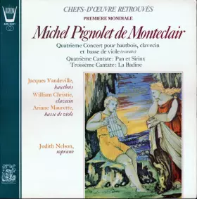 Couverture du produit · Quatrième Concert Pour Hautbois, Clavecin Et Basse De Viole (Extraits) / Quatrième Cantate : Pan Et Sirinx / Troisième Cantate 