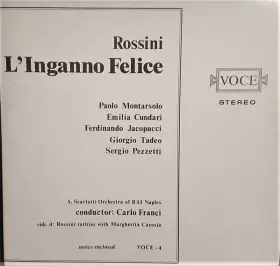 Couverture du produit · L' Inganno Felice